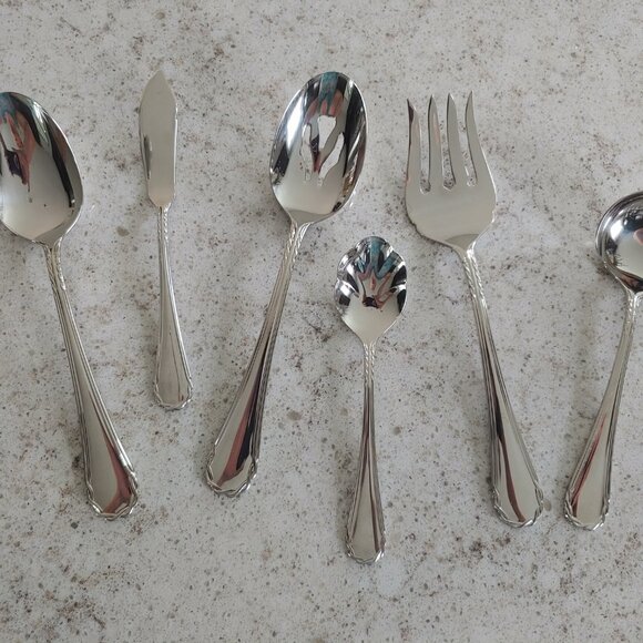 Tasha Yamazaki Japan Stainless Steel Flatware 6 Pc. Serving Set - Picture 7 of 7